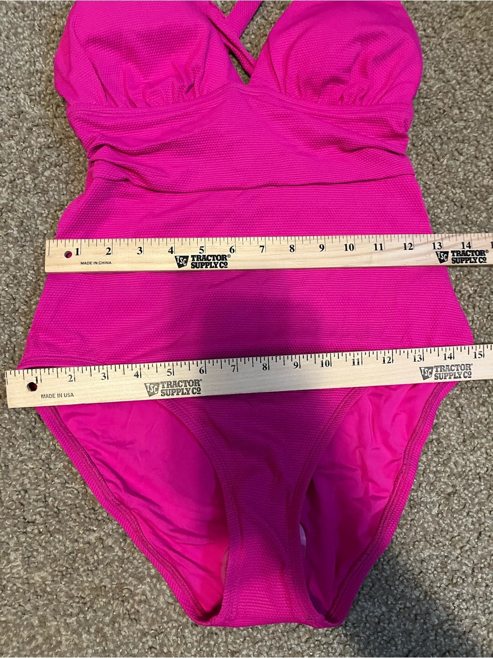 Tommy Bahama Island Clays V-Neck One-Piece Swimsuit size 6 - Picture 8 of 14